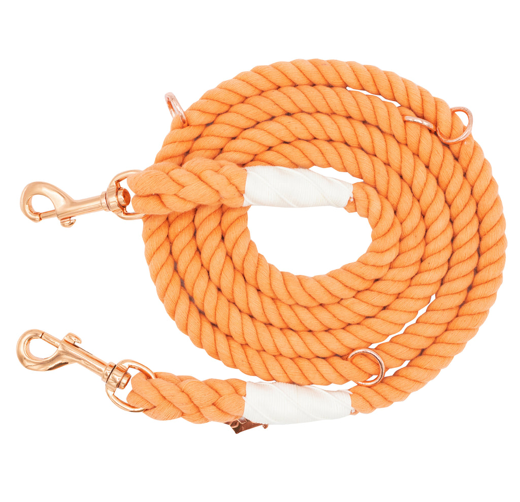 Clementine Hands Free Cotton Dog Rope Lead