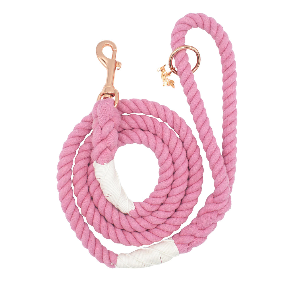 Cotton Candy Cotton Rope Dog Lead