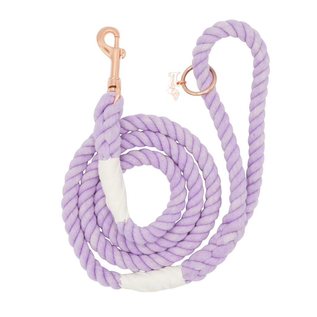 Lavender Dog Rope Lead