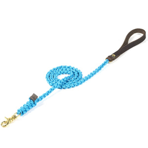 Touch Of Leather Leash In Caribbean