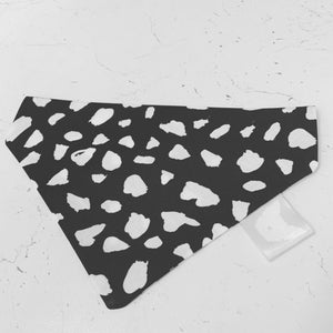 Curly Wurly - Grey Animal Print Bandana