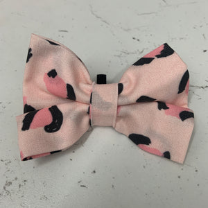 Soda Pop - Pink Leopard Print Bow Tie