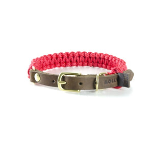 Touch Of Leather Collar in Lipstick