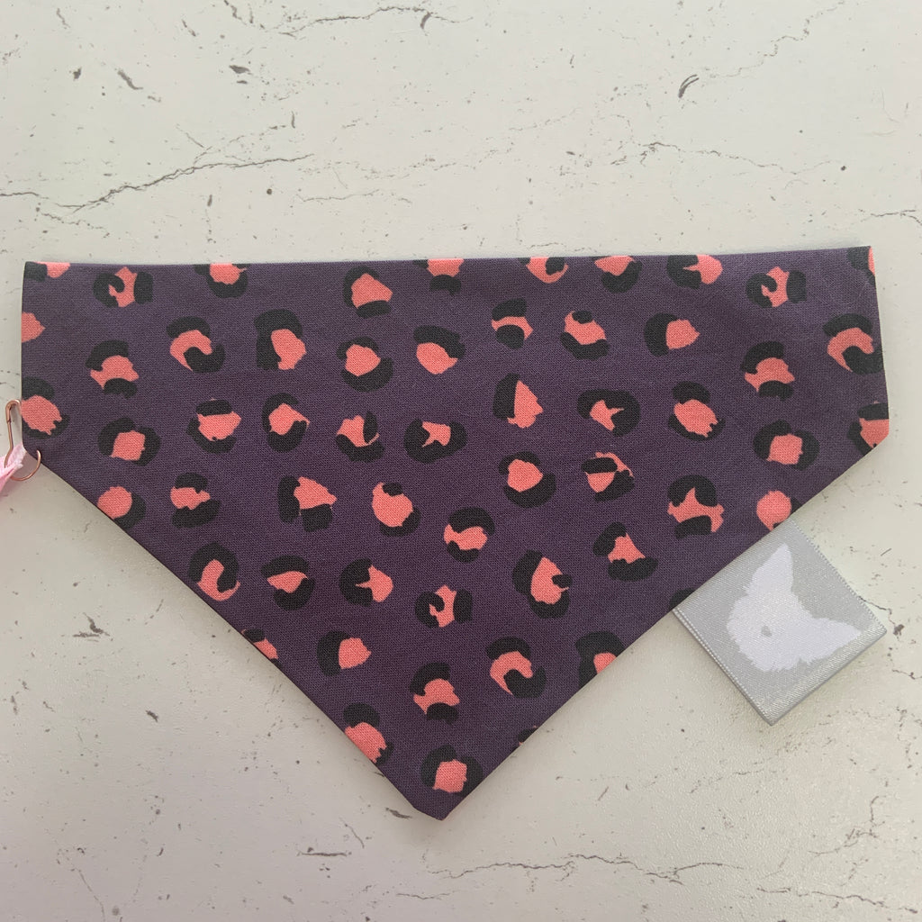 Parma Violet - Purple Leopard Print Bandana