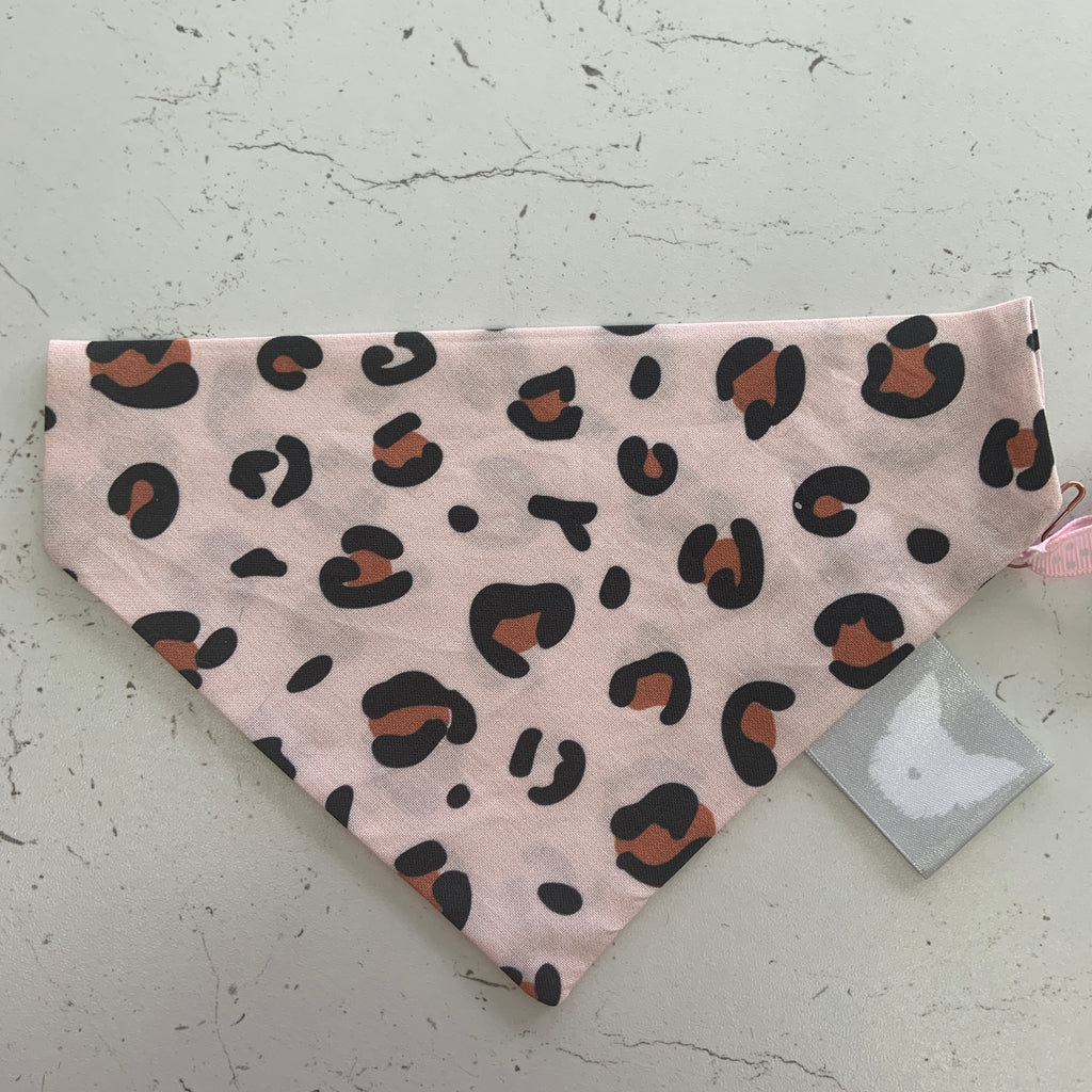 Dib Dab - Tan Leopard Print Bandana