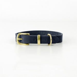 Butter Dog Collar In Navy Blue
