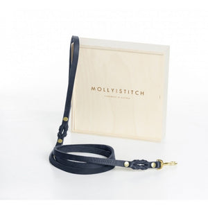 Butter City Dog Lead in Navy