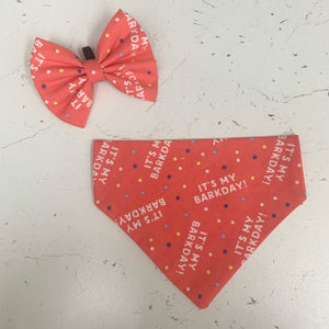 Its My Barkday - Bandana & Bow Tie