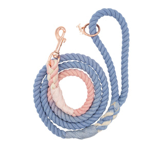 Peony Ombre Cotton Dog Rope Lead