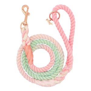 Sherbet Ombre Cotton Dog Rope Lead