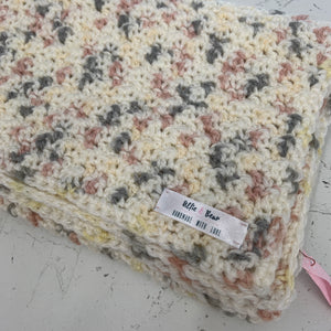 Just Peachy - Multi Knitted Dog Blanket